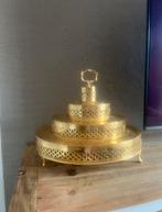 Marokkaanse dadels / chocolade etagére, Ophalen of Verzenden, Zo goed als nieuw, Blauw, Accessoires