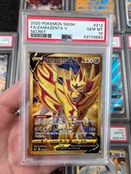 Pokémon PSA 10 Zamazenta V #SWSH212 Secret, Hobby en Vrije tijd, Verzamelkaartspellen | Pokémon, Ophalen of Verzenden, Zo goed als nieuw