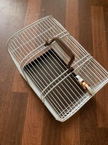 Reismand kooi voor kat of kleine hond. Metaal, kunststof bak beschikbaar voor biedingen