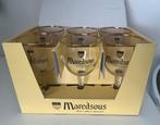 6 Maredsous glazen, nieuw in doos!, Ophalen of Verzenden, Nieuw, Bierglas