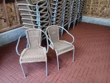 60 gebruikte horeca terrasstoelen €600.00 beschikbaar voor biedingen