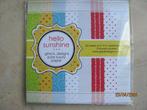 NIEUWSTAAT papier GINA K Designs luxury paper HELLO SUNSHINE, Ophalen of Verzenden, Zo goed als nieuw, Materiaal