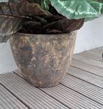Bloempot groot, Tuin en Terras, Steen, Rond, Zo goed als nieuw, Tuin