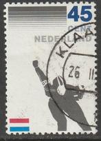 Nederland 1982 1261 Schaatsen, Gest, Postzegels en Munten, Postzegels | Nederland, Na 1940, Ophalen of Verzenden, Gestempeld
