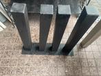 Tafelpoten zwart - 4 stuks, Ophalen, 50 tot 100 cm, Rond, Zo goed als nieuw