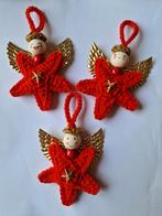 3 engeltjes sterren kerstboomhangers kerstengeltjes, Diversen, Kerst, Ophalen of Verzenden, Nieuw