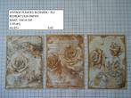 🟢vintage plaatjes bloemen 952 ( alleen verzenden, Ophalen, Nieuw, Papier of Karton, Overige merken