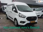 Ford Transit Custom 320 L2 Luxe Sortimo kasten 220v 100129 k, Voorwielaandrijving, 4 cilinders, Wit, Origineel Nederlands