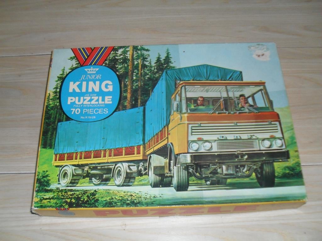 Vrachtwagen Daf puzzle 70 stukjes, Ophalen, Minder dan 500 stukjes, Gebruikt, Legpuzzel