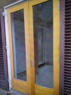 3 setje kozijn met dubbele tuindeuren, Ophalen of Verzenden, Glas, 120 cm of meer, 215 cm of meer