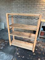 Houten stellingkast IVAR met wijnrek, Ophalen, Gebruikt