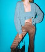 Dusty blue cardigan (Urban Outfitters), Nieuw, Maat 34 (XS) of kleiner, Blauw, Urban Outfitters