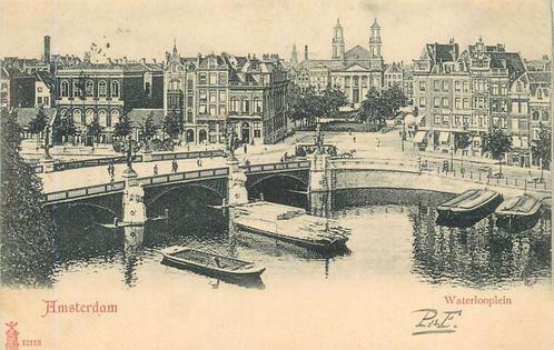 (378-311-025) Amsterdam Waterlooplein, Verzamelen, Ansichtkaarten | Nederland, Noord-Holland, Voor 1920, Verzenden