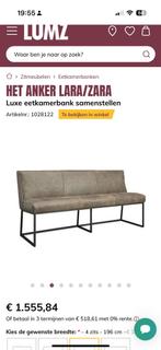 Eetkamerbank Lumz, Ophalen, Overige kleuren, Leer, Zo goed als nieuw