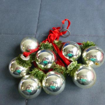 Kerstballen uit de voormalige DDR  8 stuks beschikbaar voor biedingen