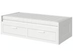 IKEA BRIMNES Bed – stijlvol & praktisch, Ophalen, Verstelbaar, Wit, Tweepersoons