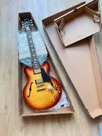 Epiphone ES-335 Figured Sunburst - wat schade op de nek, Muziek en Instrumenten, Snaarinstrumenten | Gitaren | Elektrisch, Ophalen of Verzenden