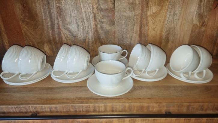Wedgwood Windsor soepkoppen soepkommen en schotels, Huis en Inrichting, Keuken | Servies, Zo goed als nieuw, Kop(pen) en/of Schotel(s)
