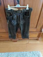 Echte leder tiroler broek , hemd,en hoed., Ophalen of Verzenden, Zo goed als nieuw, Maat 52/54 (L)