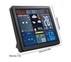 Draadloos Weerstation met Wekker & Thermometer, Audio, Tv en Foto, Weerstations en Barometers, Ophalen of Verzenden, Nieuw