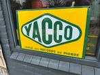 YACCO oud emaille reclamebord, Ophalen of Verzenden