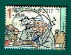 3586-c (3) - KInderp.z. '17 - Opa en Kat - gebr - (p.Zwolle), Postzegels en Munten, Ophalen of Verzenden, Na 1940, Gestempeld