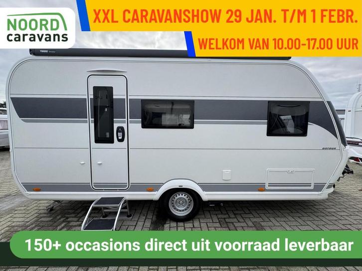 Hobby DIT WEEKEND XXL CARAVANSHOW 30 + 31 JAN - 1 FEB, Caravans en Kamperen, Caravans, Bedrijf, tot en met 5, 1000 - 1250 kg, Hobby
