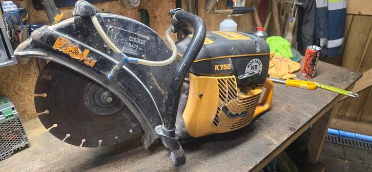 Partner K750 bandenzaag, Doe-het-zelf en Verbouw, Gereedschap | Zaagmachines, Gebruikt, Ophalen of Verzenden