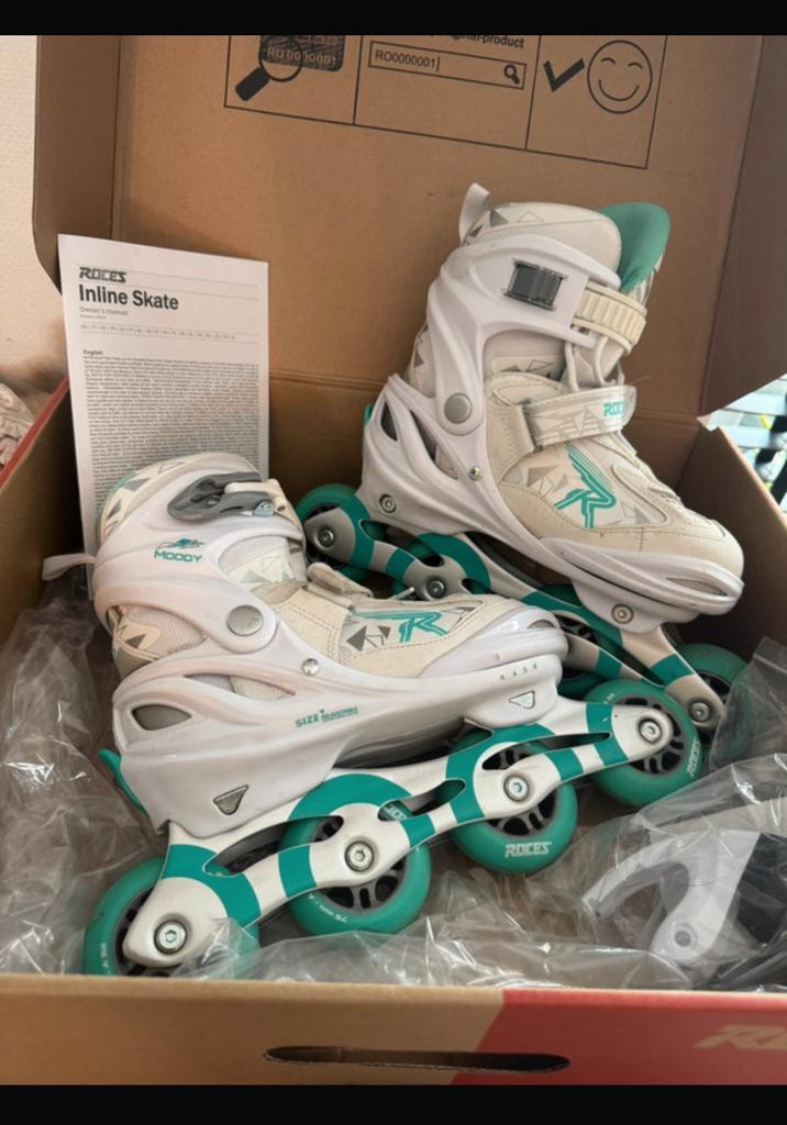 Roces inline skeelers zgan, Sport en Fitness, Skeelers, Zo goed als nieuw, Inline skates 4 wielen, Roces, Dames, Verstelbaar, Ophalen of Verzenden