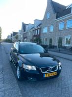 Volvo V50 2.0 5cil vol-ond dist-wat verv 1j APK Geartron2011, Euro 5, 1984 cc, Leder en Stof, Zwart