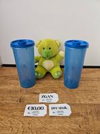 Tupperware blauwe ronde sapkannen 1,4 liter, Huis en Inrichting, Keuken | Tupperware, Ophalen of Verzenden, Zo goed als nieuw