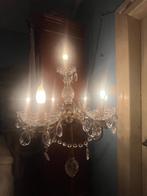 Franse vintage staande kroonluchter een plaatje!!, Ophalen, Gebruikt, Glas, 150 tot 200 cm