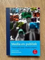 Studieboek: Media en Publiek, Boeken, Verzenden, HBO, Alpha, Connie de Boer