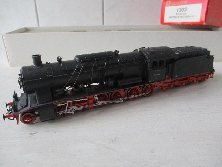 Rivarossi Stoomlok BR 59 004 DR no 1303, Hobby en Vrije tijd, Modeltreinen | H0, Zo goed als nieuw, Locomotief, Gelijkstroom, Overige merken