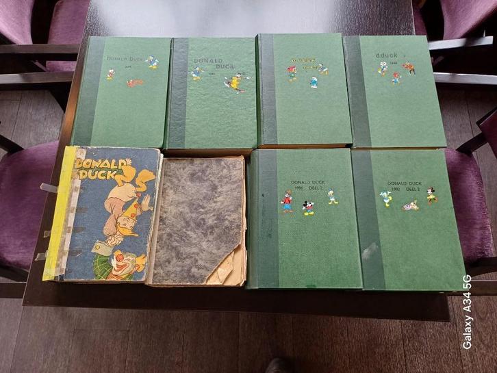 Ingebonden Donald Ducks, oude jaartallen, te koop, Boeken, Stripboeken, Gelezen, Meerdere stripboeken, Ophalen of Verzenden