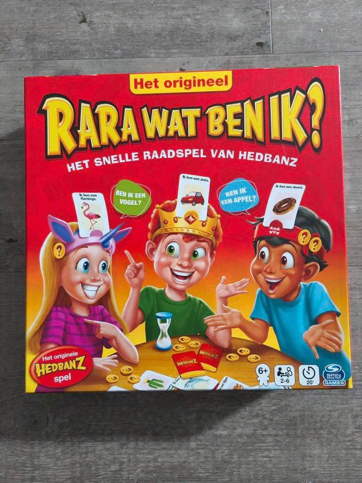 RaRa Wat Ben Ik? Hedbanz - Het Snelle Raadspel, Hobby en Vrije tijd, Gezelschapsspellen | Bordspellen, Nieuw, Een of twee spelers