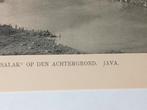 Lichtdruk Java, Nederlands Indië ca. 1910, Verzamelen, Ophalen of Verzenden