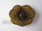 Mooie handgesneden chinese oude jade amulet. J352A, Ophalen of Verzenden, Gebruikt, Steen of Mineraal