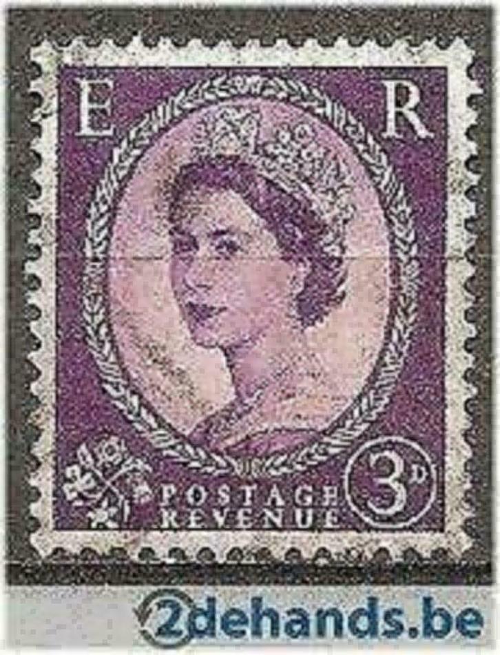 Groot-Brittannie 1952-1954 - Yvert 267 - Queen Elisabet (ST), Postzegels en Munten, Postzegels | Europa | UK, Verzenden