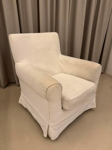 ikea fauteuil wit wasbare hoes  beschikbaar voor biedingen