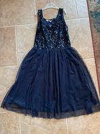 Feestjurk blauw H&M maat 146/152, Kinderen en Baby's, Kinderkleding | Maat 134, Meisje, H&M, Ophalen of Verzenden, Zo goed als nieuw
