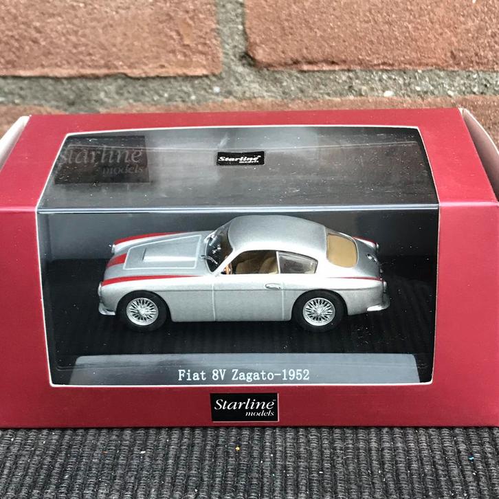 1:43 FIAT 8V ZAGATO, Hobby en Vrije tijd, Modelauto's | 1:43, Zo goed als nieuw, Auto, Starline, Ophalen of Verzenden