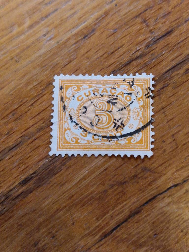Curacao gestempeld nr 32, Ophalen of Verzenden, Gestempeld