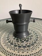 Antieke tinnen vijzel met stamper en een tinnen kannetje, Antiek en Kunst, Antiek | Tin, Ophalen of Verzenden