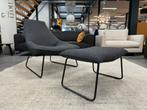 Nieuw Jess Design Beal fauteuil met poef Stof Stoel Hocker