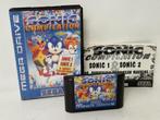 Sonic Compilation (Compleet) Sega Mega Drive, Spelcomputers en Games, Games | Sega, 1 speler, Zo goed als nieuw, Vanaf 3 jaar