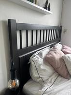 IKEA Hemnes 2-persoonsbed 140x200, Huis en Inrichting, Slaapkamer | Bedden, Ophalen, Gebruikt, Zwart, Tweepersoons