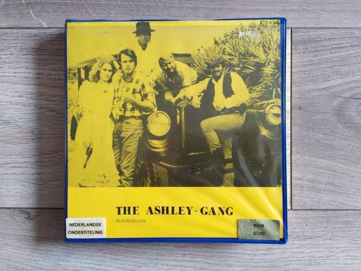 The Ashley Gang super 8mm kleur/geluid 100m, Audio, Tv en Foto, Filmrollen, 8mm film, Ophalen of Verzenden