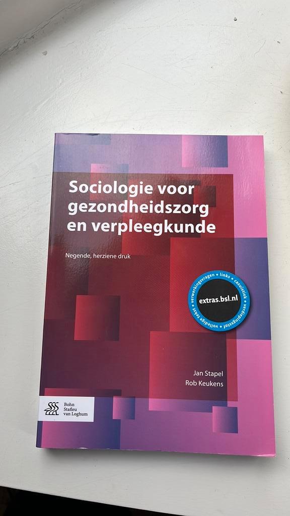 HBO Sociologie boek - Gezondheidszorg & Verpleegkunde, Boeken, Studieboeken en Cursussen, Gelezen, HBO, Gamma, Ophalen of Verzenden