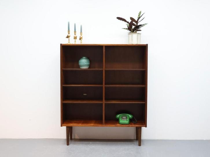 Vintage boekenkast | Hundevad Denmark| Palissander, Huis en Inrichting, Kasten | Boekenkasten, Gebruikt, 50 tot 100 cm, 100 tot 150 cm